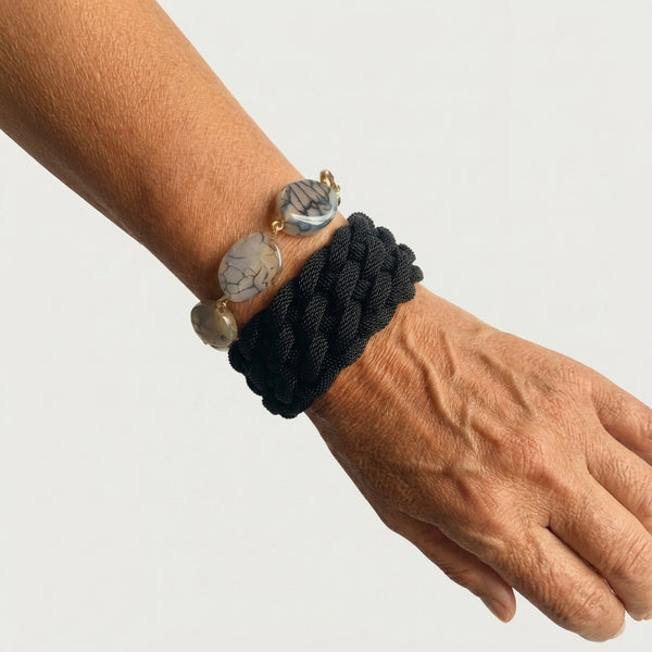 MESH | BLACK | BRACELET