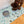 Load image into Gallery viewer, Waterproof Pet Feeding Mat — Blue Terrazzo Vegan Leather | 28 x 16.5 in
