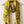 Load image into Gallery viewer, Yellow scarf with leopard print pattern draped over a wooden hanger on a white background
