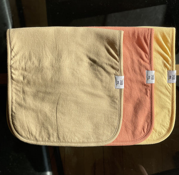 Moe 3-Layer Baby Burp Cloths — 3 Pack | 21" x 10"