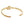 Load image into Gallery viewer, Gold bracelet with a knot design on a light gray background
