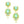 Load image into Gallery viewer, Mint Statement chunky Earrings
