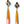 Load image into Gallery viewer, Pair of earrings with long teardrop-shaped stones on a white background
