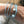 Load image into Gallery viewer, Light blue bracelet with pearl beads on a wrist
