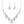Load image into Gallery viewer, Silver Teardrop Crystal Necklace &amp; Earrings Set – Elegant Statement Jewelry
