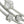 Load image into Gallery viewer, Close-up of silver beaded bracelet with clear stones on a light gray background
