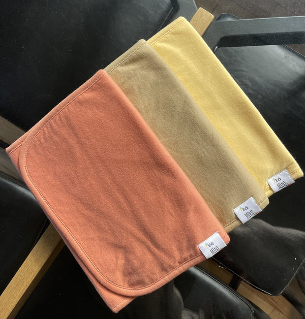 Moe 3-Layer Baby Burp Cloths — 3 Pack | 21" x 10"