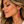 Load image into Gallery viewer, Red Enamel Double Flower Drop Earrings with Crystal Accents
