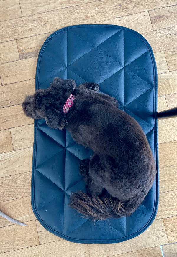 DOG TRAVEL BED | 16"x30" | Navy Blue