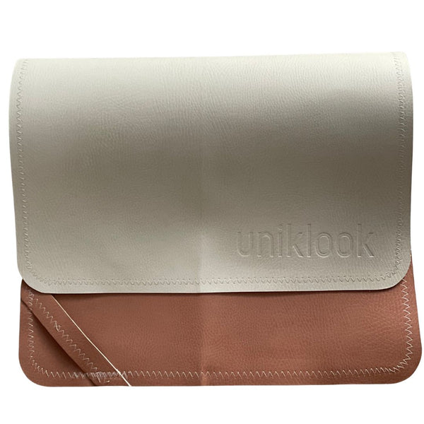 Vegan Leather Pet Food Mat — 22"x14" | Cream & Terra