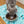 Load and play video in Gallery viewer, Waterproof Pet Feeding Mat — Blue Terrazzo Vegan Leather | 28 x 16.5 in
