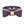 Load image into Gallery viewer, Purple textured bracelet with gold accents on a white background
