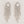 Load image into Gallery viewer, Matching silver crystal fringe earrings
