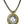 Load image into Gallery viewer, Gold and silver necklace with a large crystal pendant on a white background
