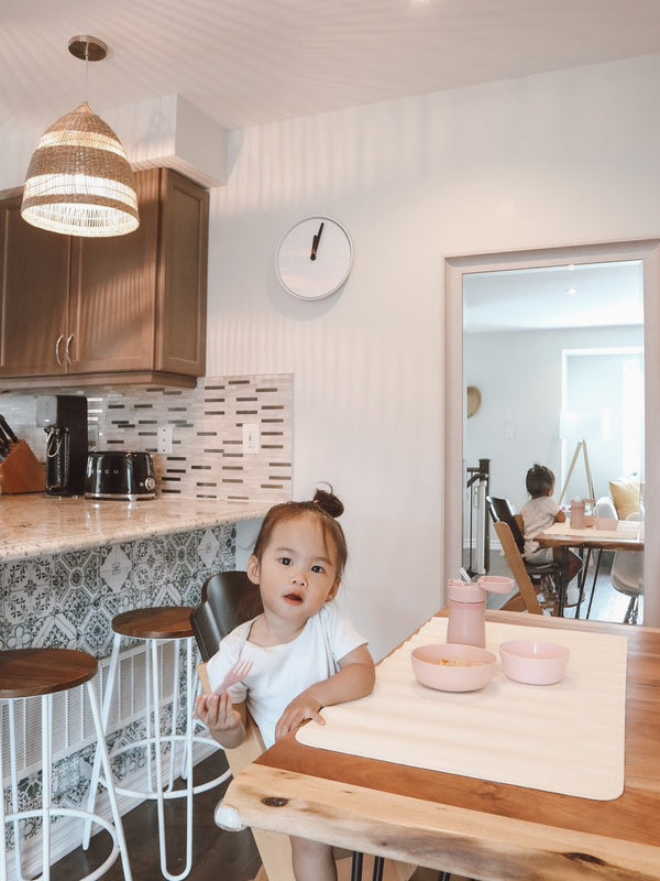 Vegan Leather Baby Changing Mat — Cream | 16" x 30"