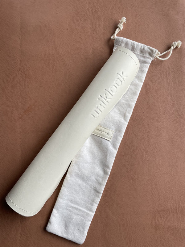 Vegan Leather Baby Changing Mat — Cream | 16" x 30"