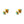 Load image into Gallery viewer, Gold and turquoise spike earrings on a white background
