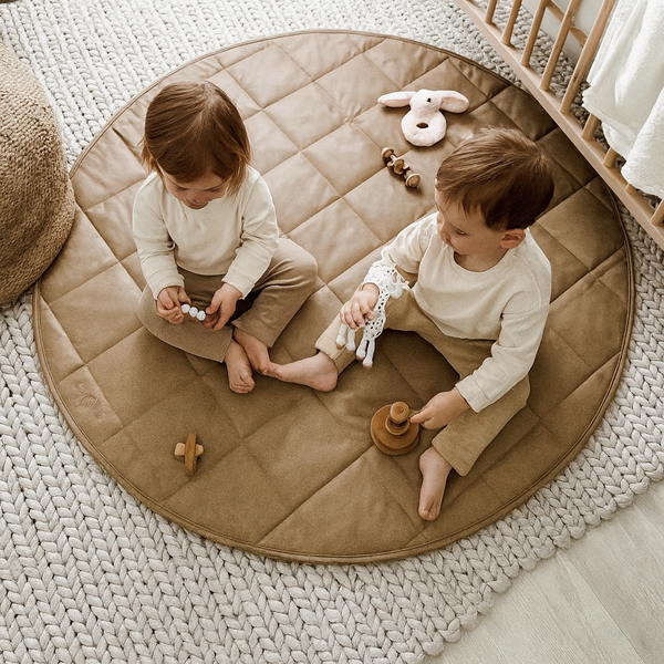 Tan vegan leather changing mat Canada