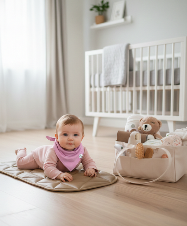 Lili Organic Cotton Bandana Bibs — Bold Colors