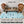 Load image into Gallery viewer, Waterproof Pet Feeding Mat — Blue Terrazzo Vegan Leather | 28 x 16.5 in
