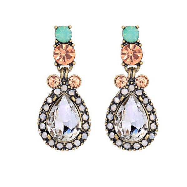 Colorful Crystal Earrings