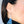 Load image into Gallery viewer, Blue &amp; Black Feather Drop Earrings — Gold Tone
