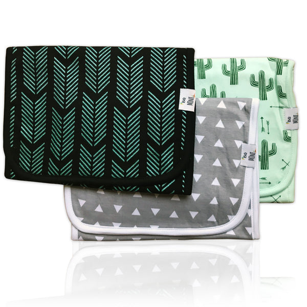 Joe 3-Layer Baby Burp Cloths — 3 Pack | 21" x 10"