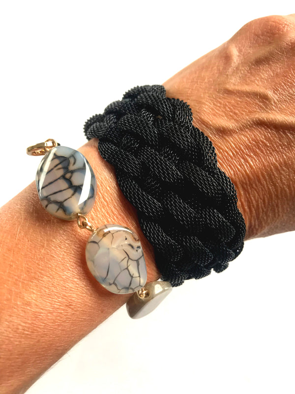 MESH | BLACK | BRACELET