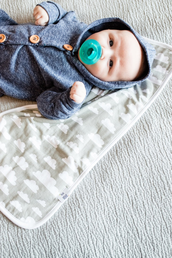 Jules 3-Layer Baby Burp Cloths — 3 Pack | 21" x 10"
