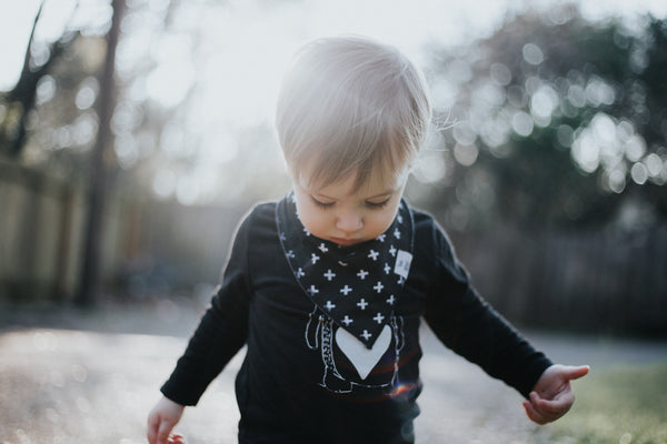Joe Bibs + Burp cloths + Knot hat