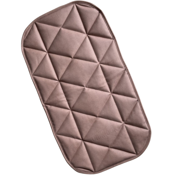 Quilted Vegan Leather Mat — Pink
