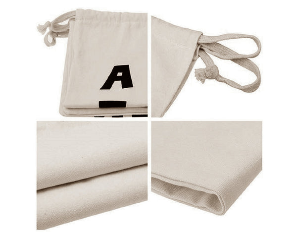 Natural Canvas Drawstring Storage Bag — 25 x 18 Inch