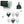 Load image into Gallery viewer, Joe Bibs + Burp cloths + Knot hat
