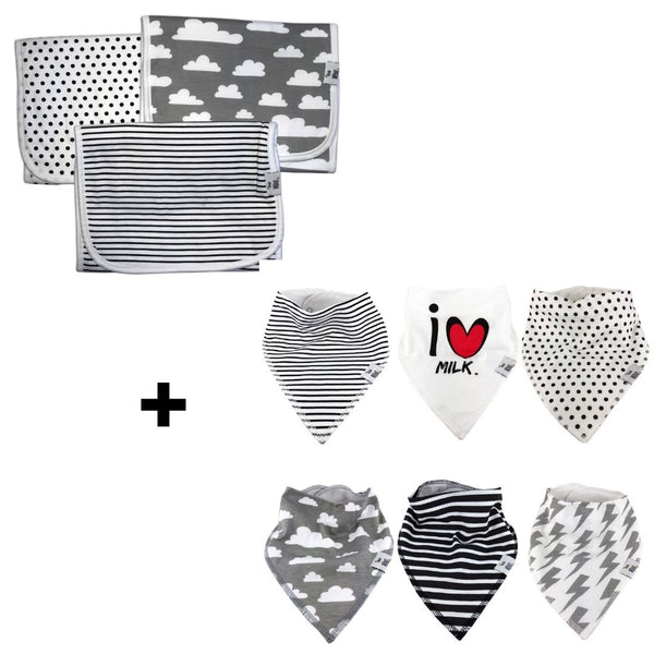 Jules Bibs + Burp cloths