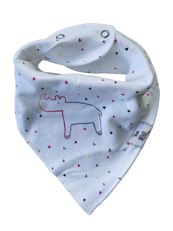 Organic Cotton Bandana Bibs — Endangered Species Print