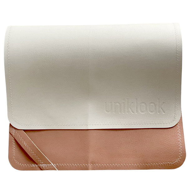 Vegan Leather Baby Changing Mat — Cream & Terra | 16" x 30"